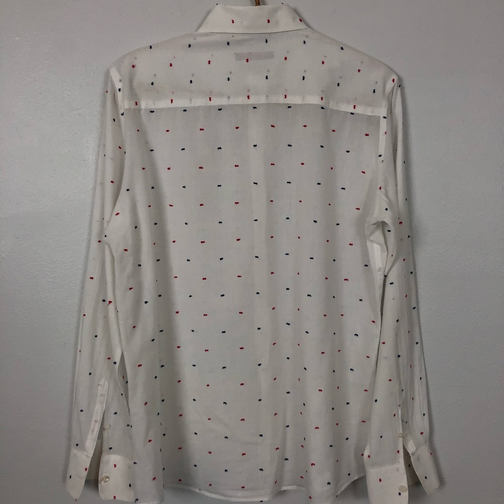 Adolfo Dominguez Long Sleeve Button Down Shirt 8.5 - Picture 5 of 8